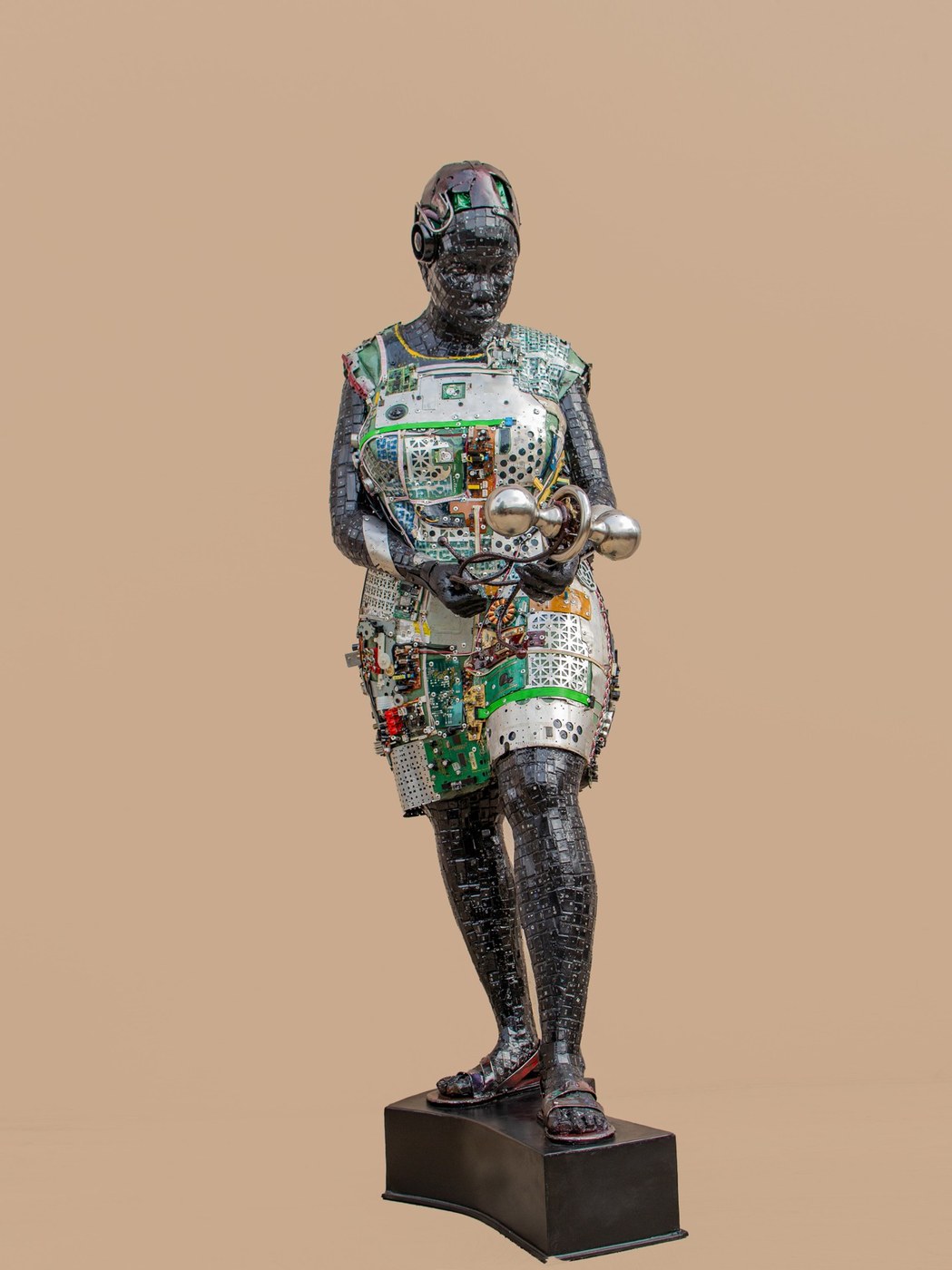 Ozuma Patrick Chidiebube sculpture: Where the Road Leads